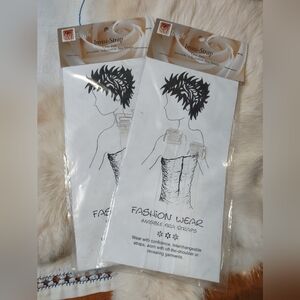 Invisible Bra Straps 2 Pairs Invisi-Strap Clear Plastic Bra Straps